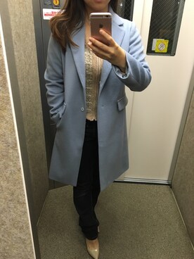「おやすみコーデ」｜「アイテム（ジャケット/アウター）」を使った、Sophiaさん（レディース・154cm）の秋コーディネート