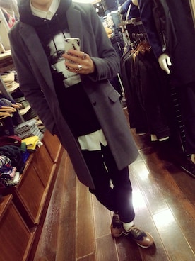 よしおさん(メンズ・174cm)の冬コーディネート