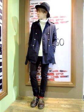 よしおさん（メンズ・174cm）の冬コーディネート