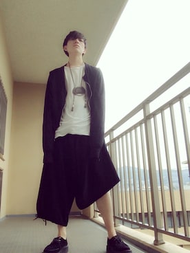「ジョージコックス」｜「アイテム（アクセサリー）」を使った、よしおさん（メンズ・173cm）の春コーディネート