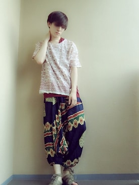 「昔の服」｜よしおさん（メンズ・173cm）の夏コーディネート