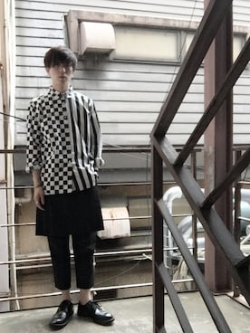 「スカート男子」｜よしおさん（メンズ・173cm・20代）の秋コーディネート