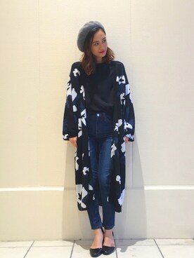 「AZUL by moussy（アズールバイマウジー）のアイテム（その他アウター）」を使った、shizuka  suzukiさん（レディース・161cm）の秋コーディネート