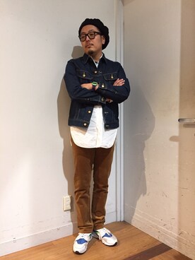 「BACK NUMBER（バックナンバー）のアイテム（スラックス）」を使った、まーくん     さん（メンズ・177cm）の秋コーディネート