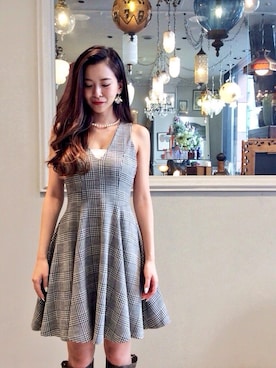 「MIRIAM HASKELL（ミリアムハスケル）のアイテム（アクセサリー）」を使った、MIZMONさん（レディース・165cm）の冬コーディネート