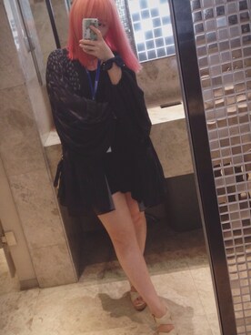 「日常」｜「アイテム（その他アウター）」を使った、Musさん（レディース・158cm）の秋コーディネート