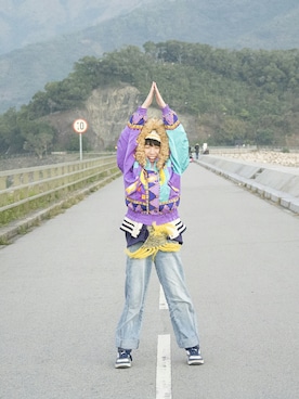 「Senti（センティ）のアイテム」を使った、Cancanさん（レディース・158cm）の夏コーディネート