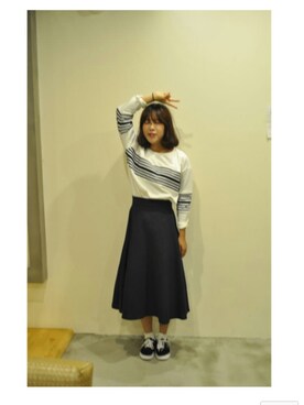 「치마」｜효쩡さん（レディース・159cm）の秋コーディネート