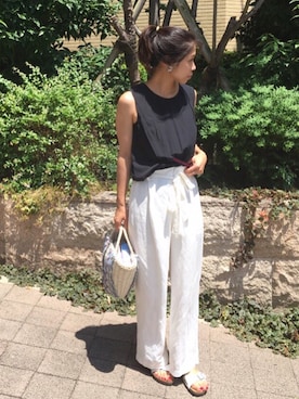 ATTSUさん（レディース・163cm）の夏コーディネート