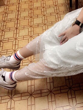 「アパレルスタッフ」｜「アイテム（腕時計）」を使った、Jikuchan♥︎さん（レディース・153cm）の夏コーディネート