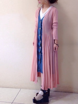 「G.V.G.V.（ジーヴィージーヴィー）のアイテム（レッグウェア）」を使った、emi さん（レディース・149cm）の冬コーディネート