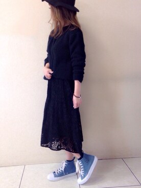 「Rika（リカ）のアイテム」を使った、emi さん（レディース・149cm）の春コーディネート