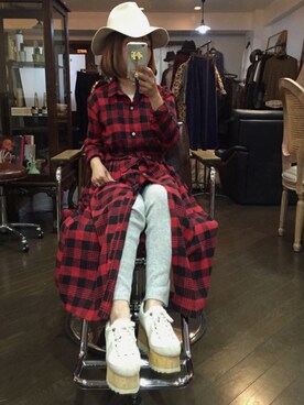 「アイテム（スマホケース/カバー）」を使った、emi さん（レディース・149cm・30代）の秋コーディネート