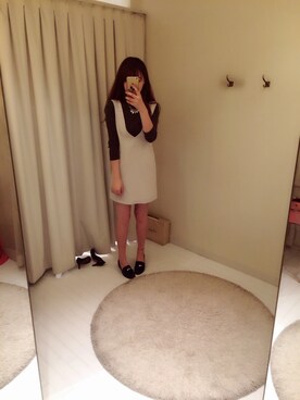 「MINIMUM（ミニマム）のアイテム（ワンピース/ドレス）」を使った、おうおうさん（レディース・173cm）の秋コーディネート