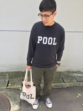 「uniform experiment」｜「アイテム（アクセサリー）」を使った、E Chang🇹🇼さん（メンズ・163cm）の秋コーディネート