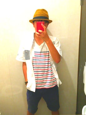 くにさん(メンズ・170cm)の春コーディネート