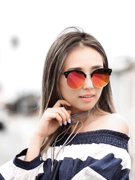 「ZeroUV（-）のアイテム」を使った、queenhorsfallさん（レディース・160cm）の夏コーディネート