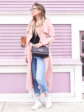 「TrenchCoats_TBrand」｜queenhorsfallさん（レディース・163cm）の秋コーディネート