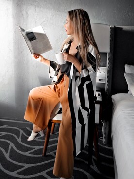 「chic」｜「アイテム（トレンチコート）」を使った、queenhorsfallさん（レディース・163cm）の秋コーディネート