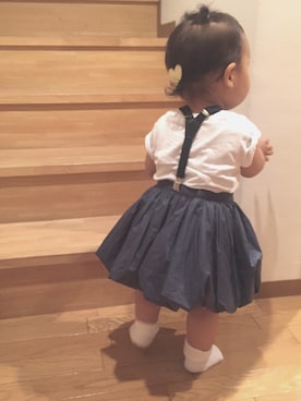 「COS（コス）のアイテム」を使った、sara.co.co.さん（キッズ・80cm）の秋コーディネート