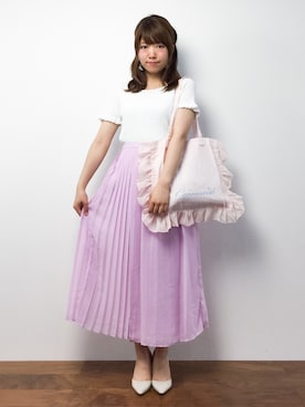 「Cocoonist（コクーニスト）のアイテム」を使った、ほたてさん（レディース・150cm）の夏コーディネート