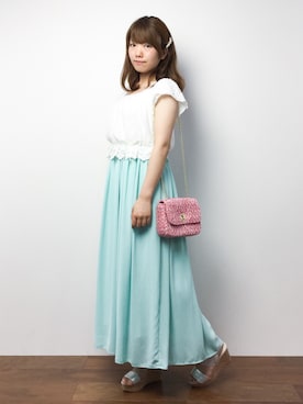 「PATTERN・fiona （パターンフィオナ）のアイテム（ワンピース/ドレス）」を使った、ほたてさん（レディース・150cm）の夏コーディネート