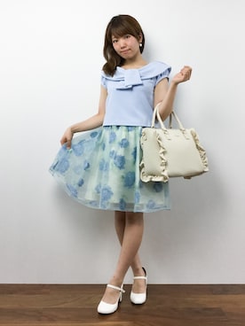 「Cherite by PRIME PATTERN（シェリエットバイプライムパターン）のアイテム」を使った、ほたてさん（レディース・150cm）の夏コーディネート