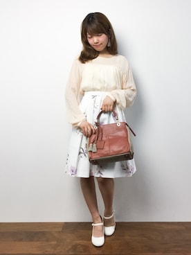 「ancheri（アンシェリ）のアイテム」を使った、ほたてさん（レディース・150cm）の夏コーディネート