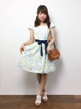 「PATTERN・fiona （パターンフィオナ）のアイテム（ワンピース/ドレス）」を使った、ほたてさん（レディース・150cm）の夏コーディネート
