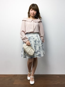 「Dorry Doll（ドリードール）のアイテム（バッグ）」を使った、ほたてさん（レディース・150cm）の秋コーディネート