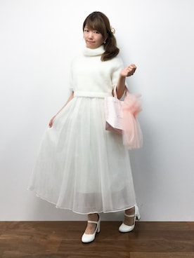 「Cocoonist（コクーニスト）のアイテム」を使った、ほたてさん（レディース・150cm）の秋コーディネート