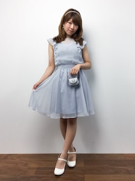 「HTML03（エイチティエムエルゼロスリー）のアイテム（バッグ）」を使った、ほたてさん（レディース・150cm）の秋コーディネート