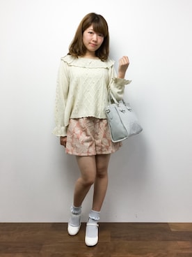 「Cherite by PRIME PATTERN（シェリエットバイプライムパターン）のアイテム」を使った、ほたてさん（レディース・150cm）の秋コーディネート