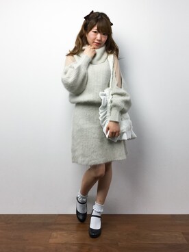 「Cocoonist（コクーニスト）のアイテム」を使った、ほたてさん（レディース・150cm）の秋コーディネート