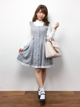 「Cherite by PRIME PATTERN（シェリエットバイプライムパターン）のアイテム」を使った、ほたてさん（レディース・150cm）の秋コーディネート