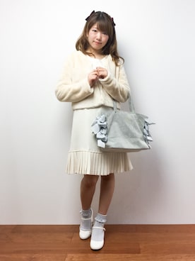 「amelier MAJESTIC LEGON（アメリエルマジェスティックレゴン）のアイテム（ジャケット/アウター）」を使った、ほたてさん（レディース・150cm）の秋コーディネート