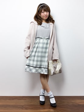 「PATTERN・fiona （パターンフィオナ）のアイテム（ワンピース/ドレス）」を使った、ほたてさん（レディース・150cm）の秋コーディネート