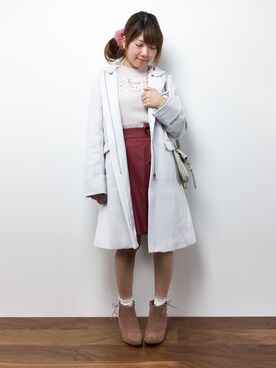 「EDIT COLOGNE（エディットコロン）のアイテム（トップス）」を使った、ほたてさん（レディース・150cm）の秋コーディネート