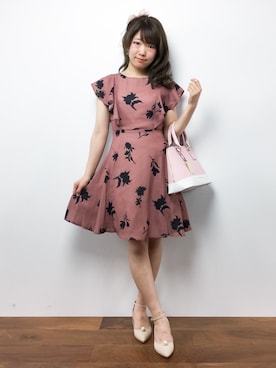 「& chouette（アンドシュエット）のアイテム（ボストンバッグ）」を使った、ほたてさん（レディース・150cm）の秋コーディネート