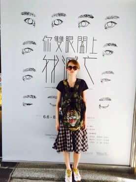 「Ed Hardy（エドハーディー）のアイテム（バッグ）」を使った、Kerryさん（レディース・168cm）の秋コーディネート