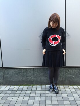 「JULIEN DAVID（ジュリエンデビッド）のアイテム」を使った、aimoriguchiさん（レディース・153cm）の冬コーディネート