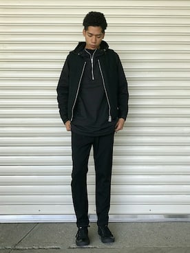 「アイテム（ベスト）」を使った、Jackson O Yousukeさん（メンズ・184cm）の秋コーディネート