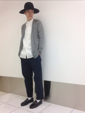 「アダムエロペ」｜RYO KUROSAWAさん（メンズ・183cm）の秋コーディネート