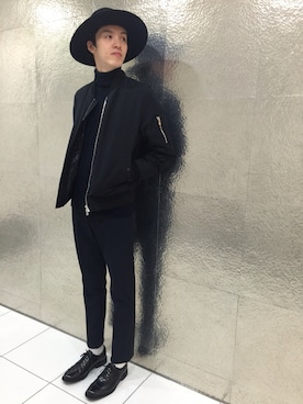 RYO KUROSAWAさん（メンズ・183cm）の秋コーディネート