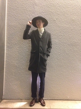 RYO KUROSAWAさん（メンズ・183cm）の秋コーディネート