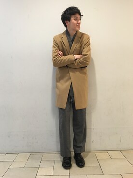 RYO KUROSAWAさん（メンズ・183cm）の冬コーディネート