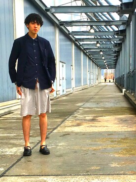 RYO KUROSAWAさん（メンズ・183cm）の夏コーディネート