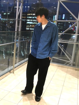 RYO KUROSAWAさん（メンズ・183cm）の秋コーディネート