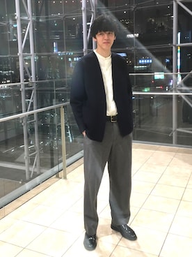 RYO KUROSAWAさん（メンズ・183cm）の秋コーディネート