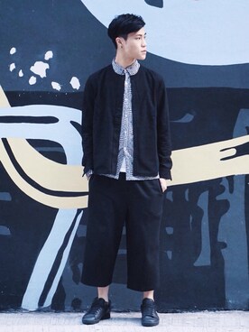 「pattern」｜Darren Tsangさん（メンズ・179cm）の冬コーディネート